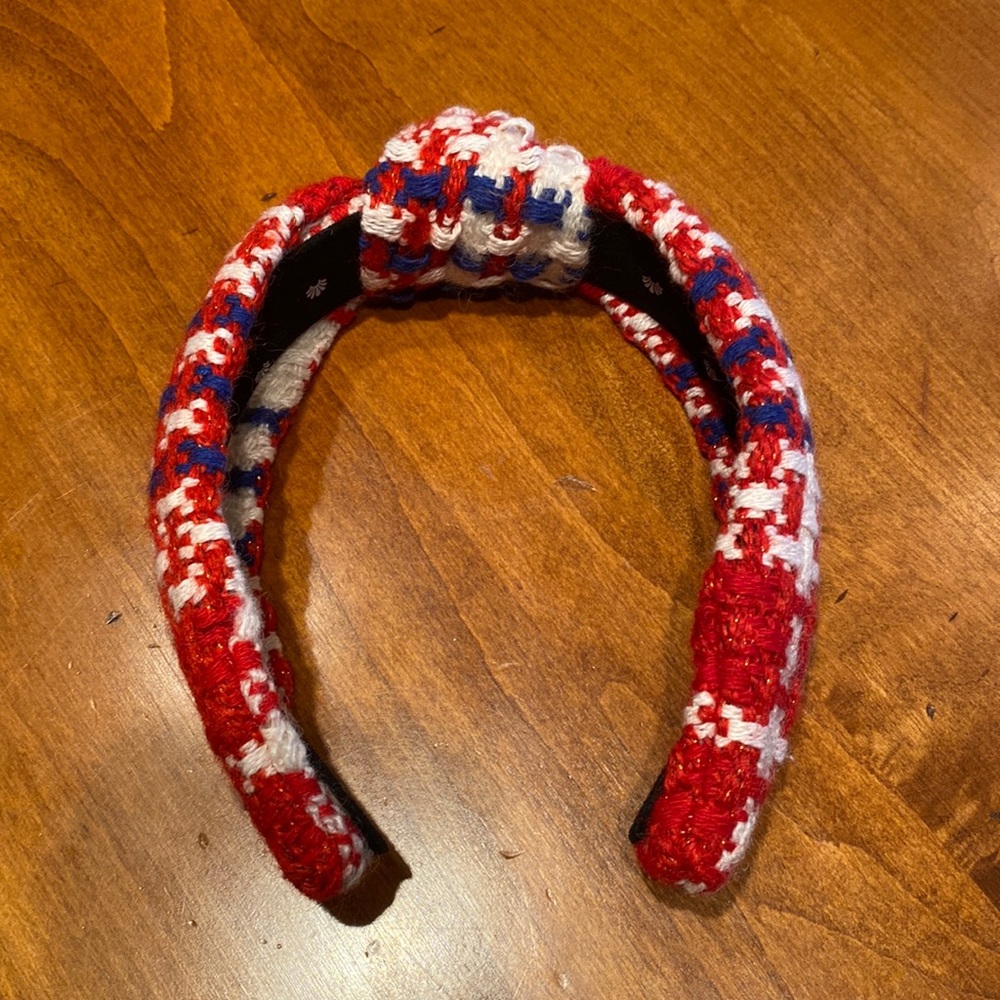 Lele Sadoughi Americana knitted knotted headband